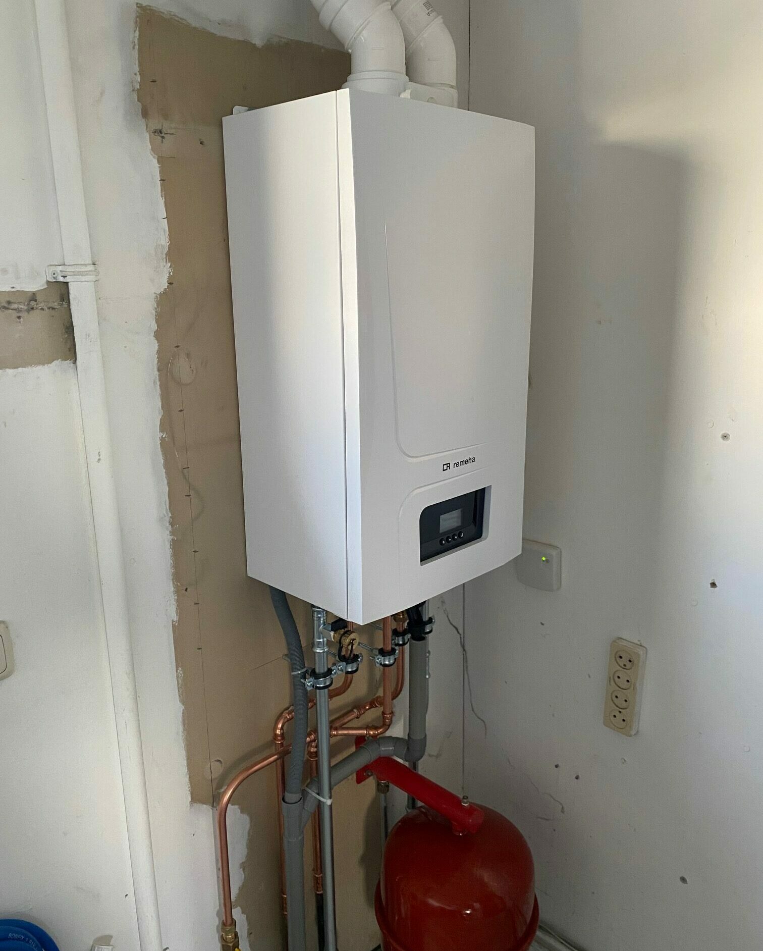 nieuwe CV-ketel geplaatst, oude vervangen, centrale verwarming